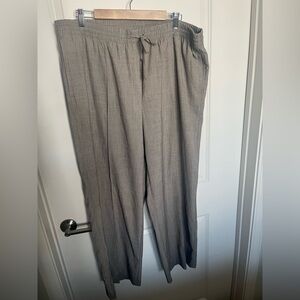 Tan pull on trousers